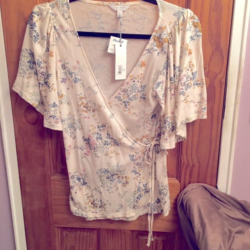 Lucky Brand XS/TP Floral Blouse New/Tags💐💐Host Pick💐💐 - Picture 2 of 8